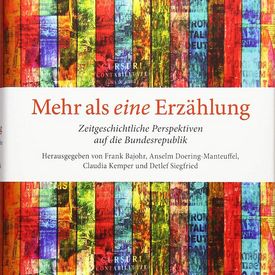 Buntes Buchcover von "Mehr als eine Erzählung".