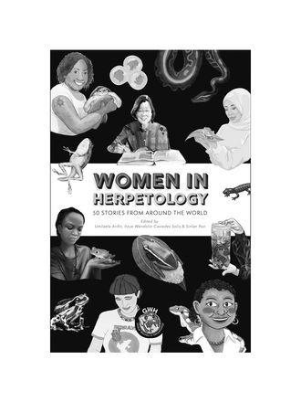 Buchcover Grafik von "Women in Herpetology"