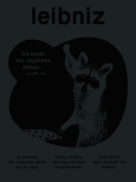 Das Cover der Ausgabe 1/2026 des Leibniz-Magazins zum Themenschwerpunkt "Nacht".