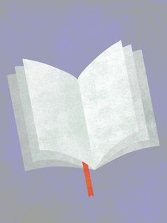 Illustration eines aufgeschlagenen Buches.