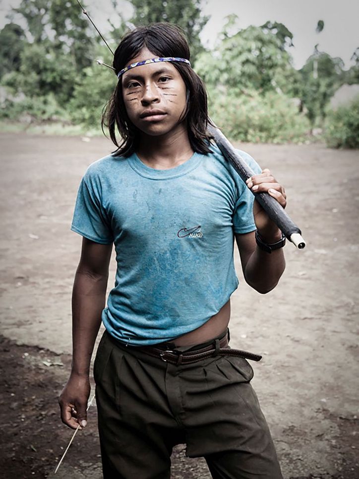 Jugendlicher Inuit.