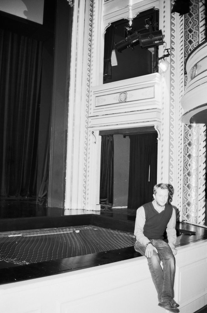 Philip Borman im Theater.