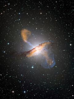 Ansicht der Centaurus A Galaxie 