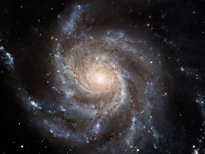 Galaxie "Messier 101" aufgenommen mit dem Hubble Weltraumteleskop