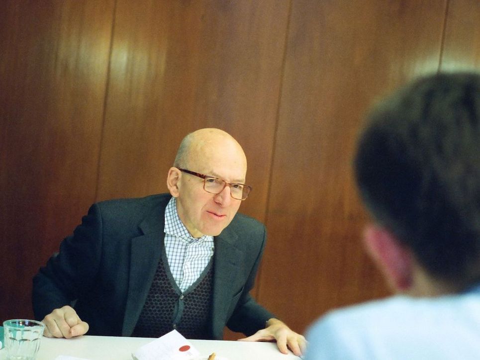 Heinz Bude im Gespräch.