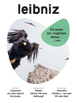 Das Cover der Ausgabe 2/2024 des Leibniz-Magazins zum Themenschwerpunkt "Hoffnung".