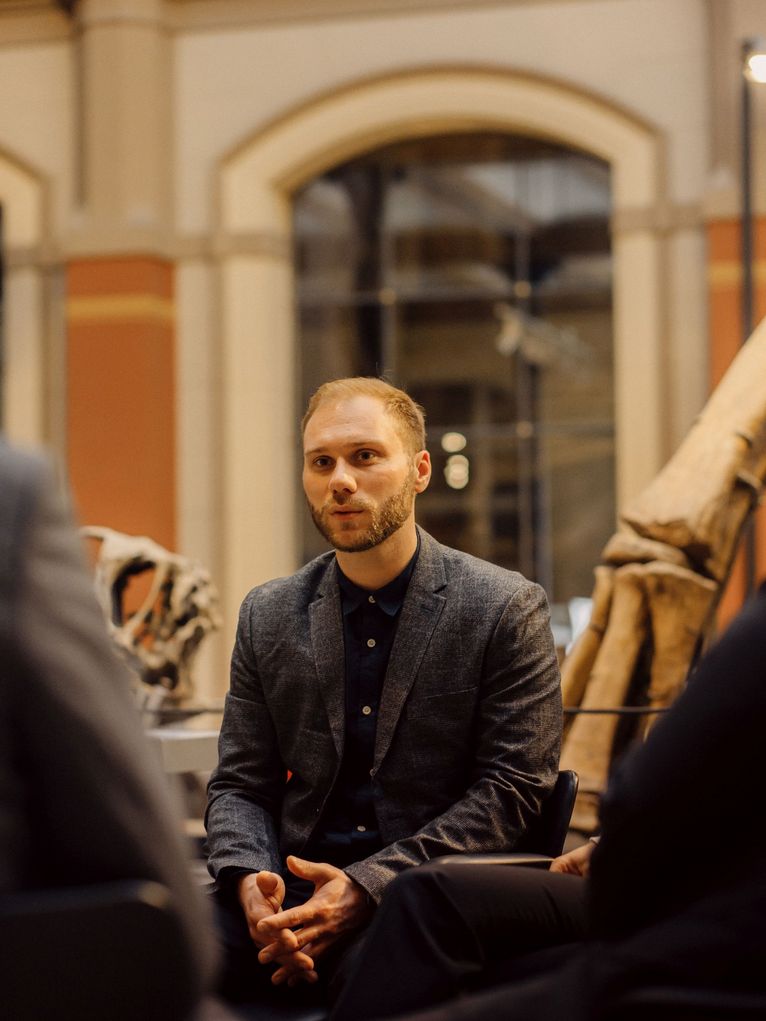 Martin Schmidt während des Interviews.