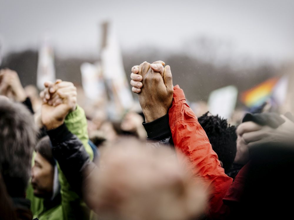 445236244 Grovüdemo gegen rechts in Berlin.