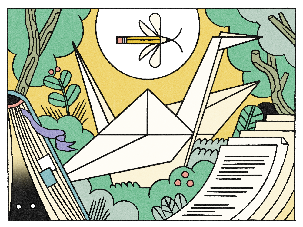 Illustration verschiedener Merkmale von Bibliodiversität.