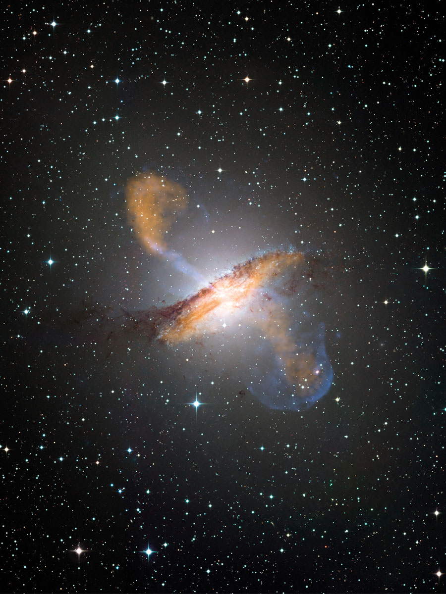 Ansicht der Centaurus A Galaxie